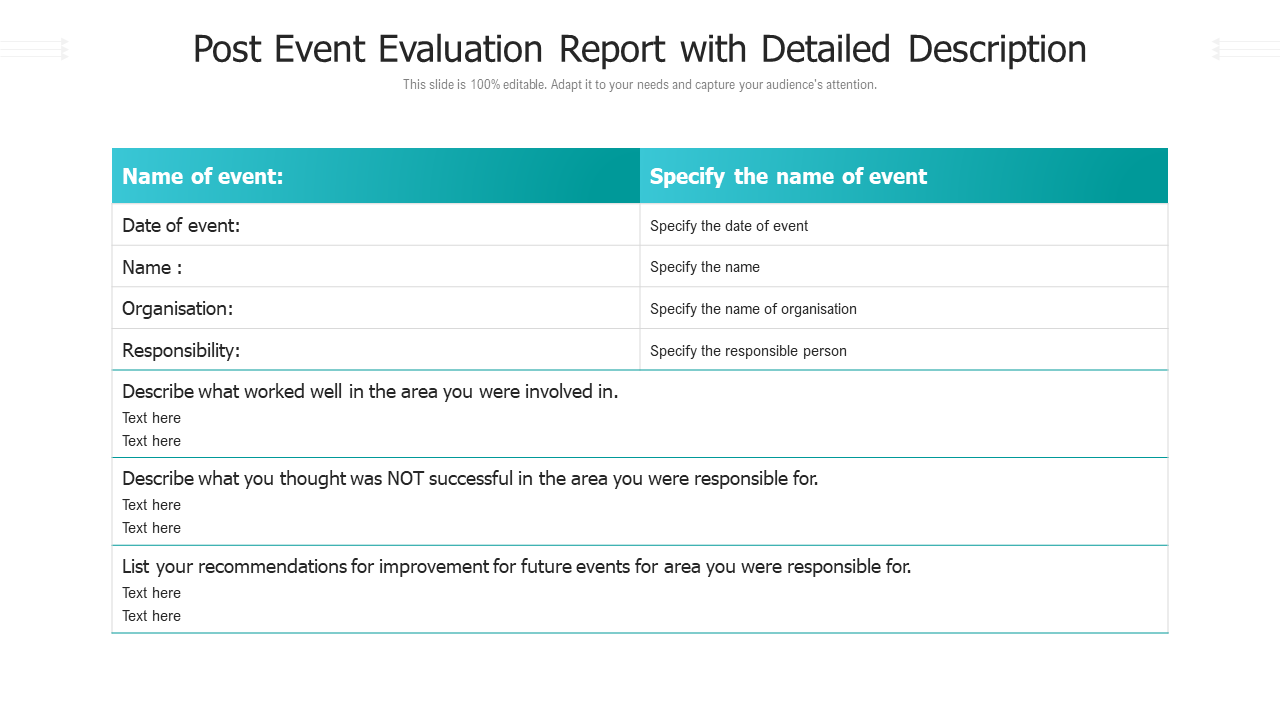 event evaluation form