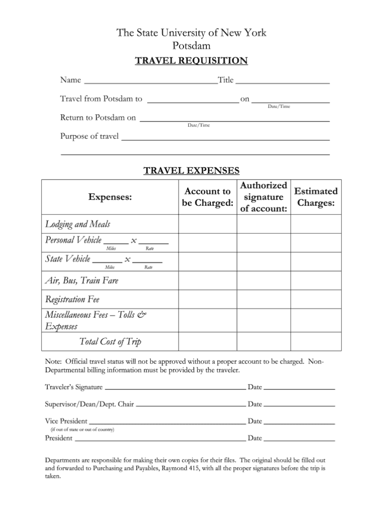 Travel Request Form Fill Online Printable Fillable Blank PdfFiller