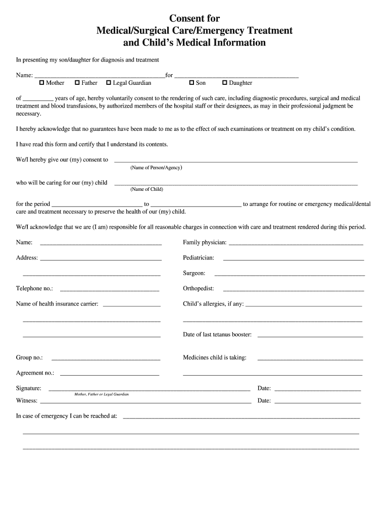 Treatment Agreement Fill Out Sign Online DocHub