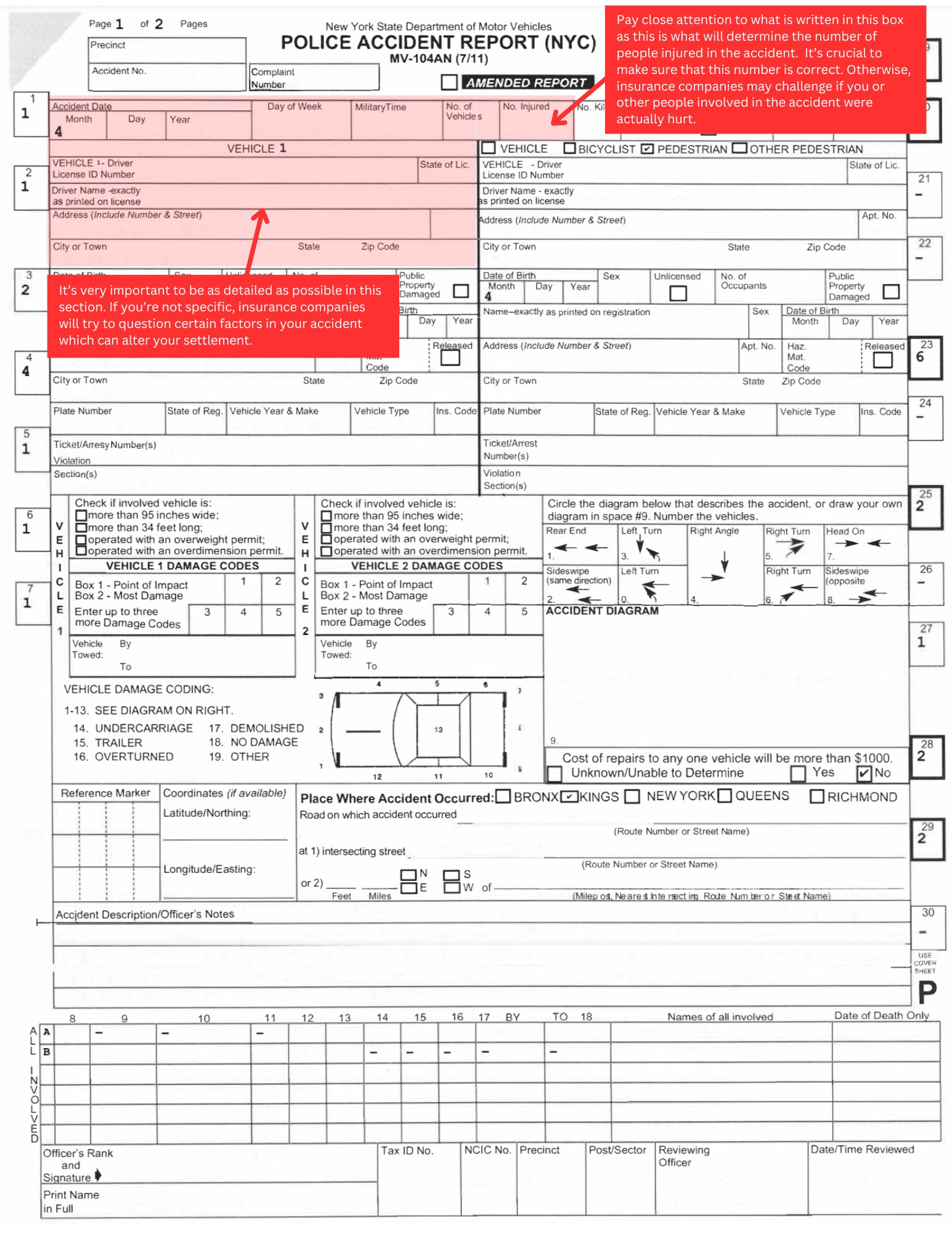 Understanding And Interpreting A New York Police Report After A Car Accident Rosenberg Rodriguez PLLC