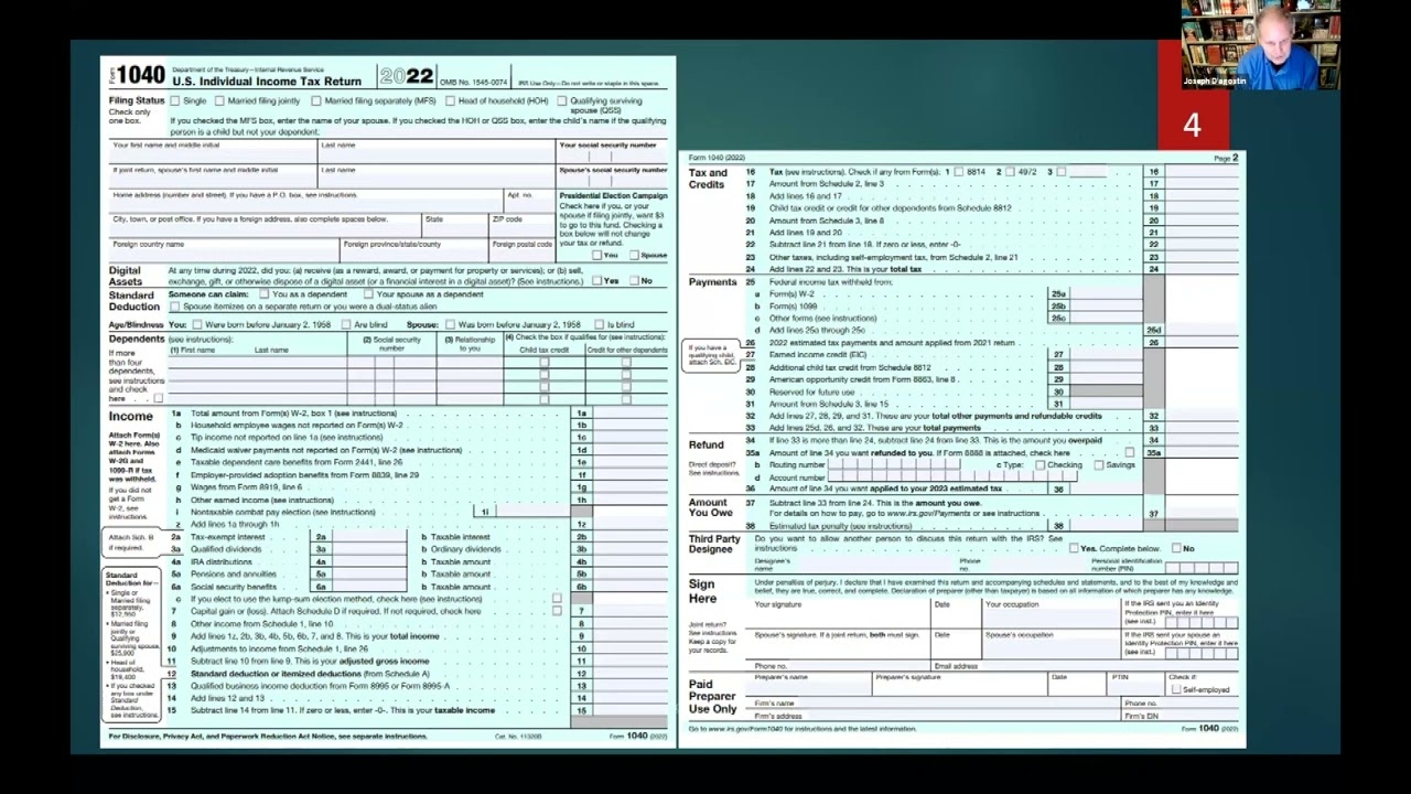 printable tax form 1040