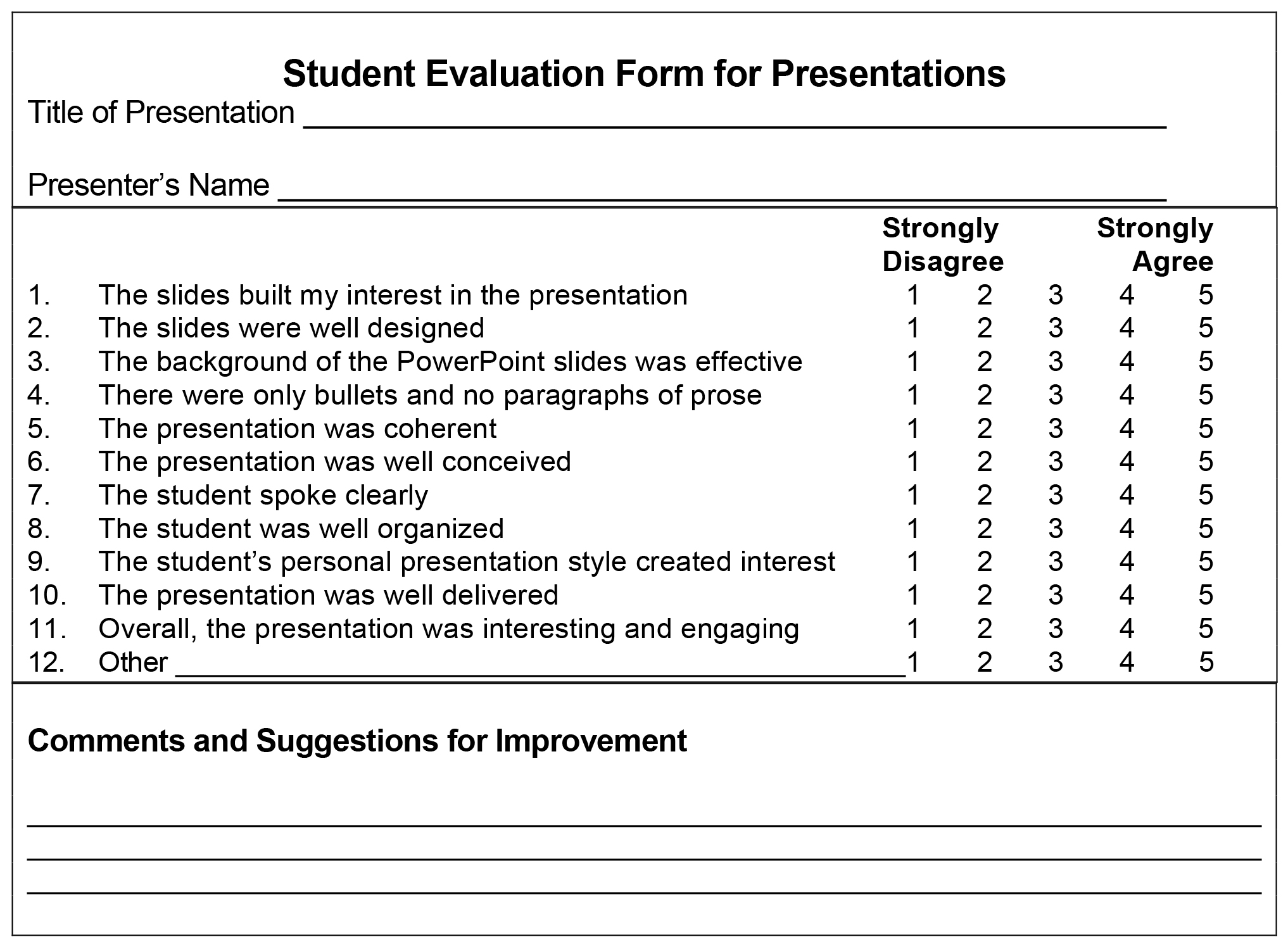Use Clear Criteria And Methodologies When Evaluating PowerPoint Presentations Use Clear Criteria And Methodologies When Evaluating PowerPoint Presentations