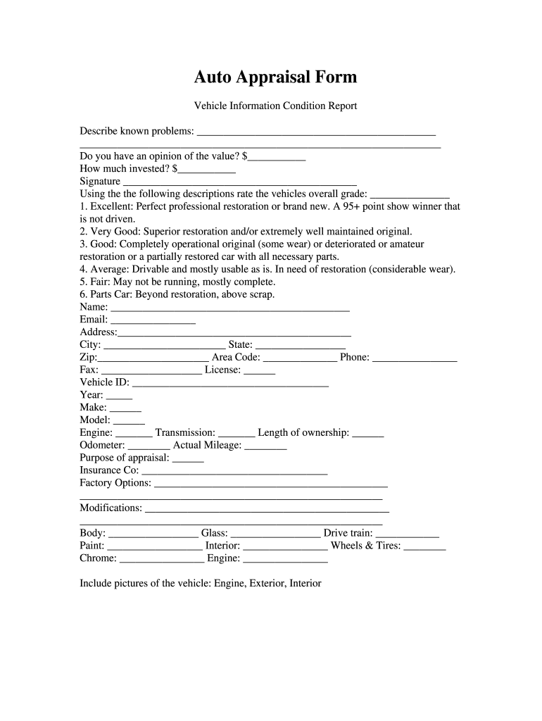 Vehicle Appraisal Form Pdf Fill Out Sign Online DocHub Vehicle Appraisal Form Pdf Fill Out Sign Online DocHub
