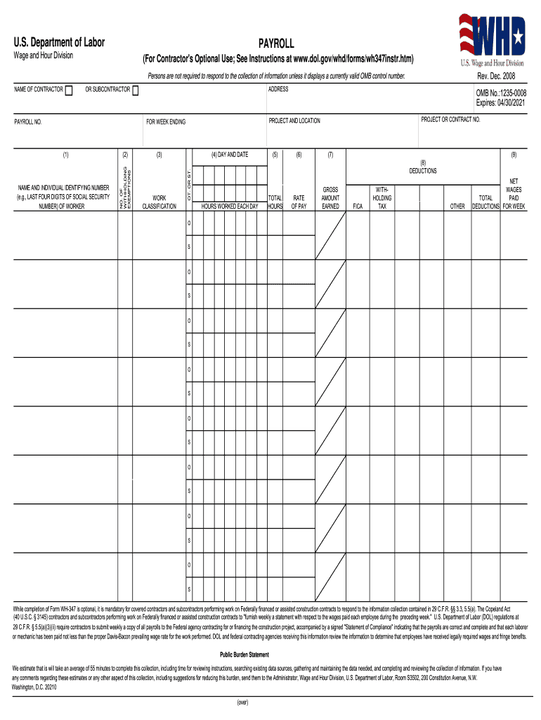 Wh 347 Fillable Form Fill Out Sign Online DocHub