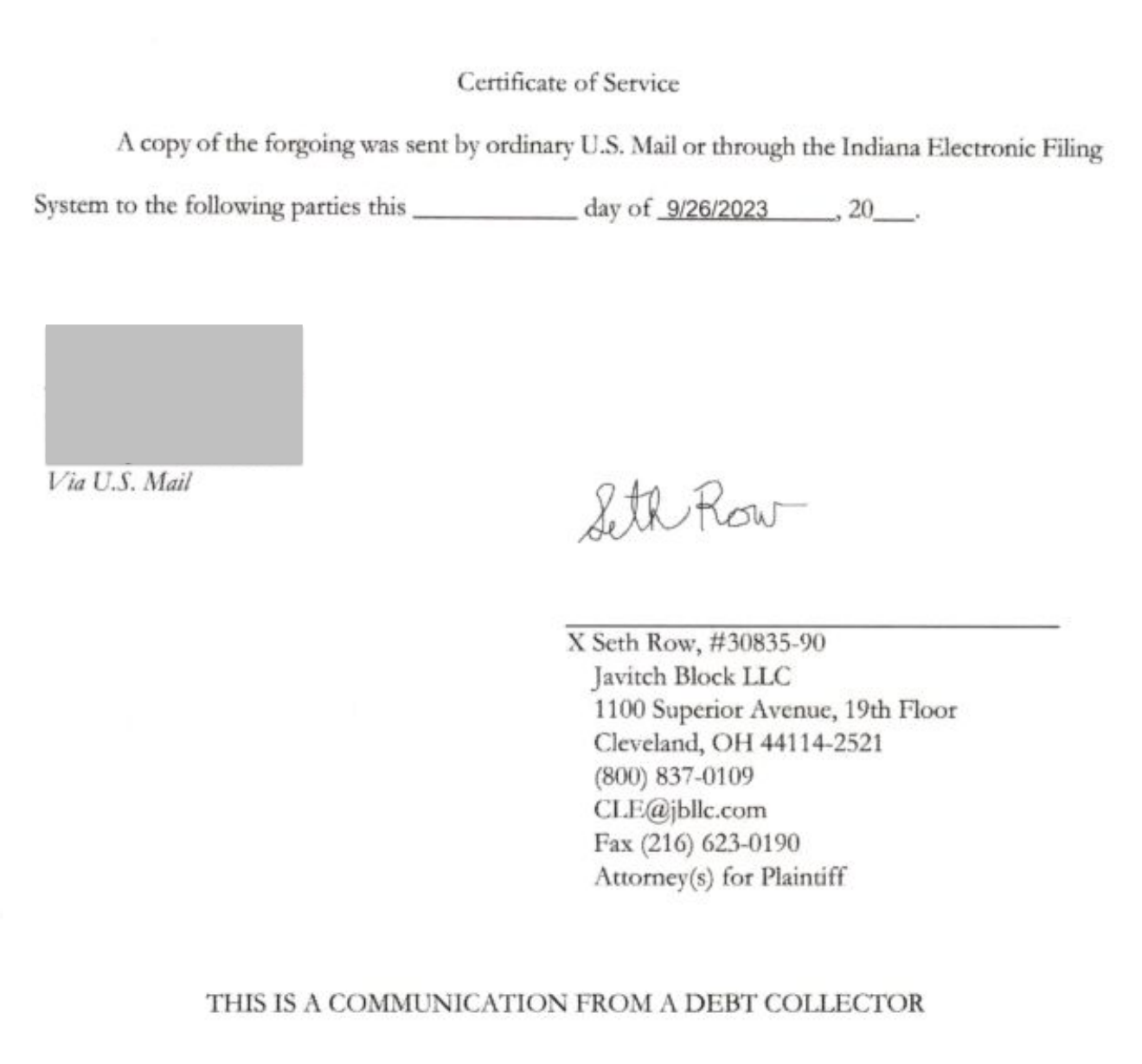 What Is A Certificate Of Service Solo Blog