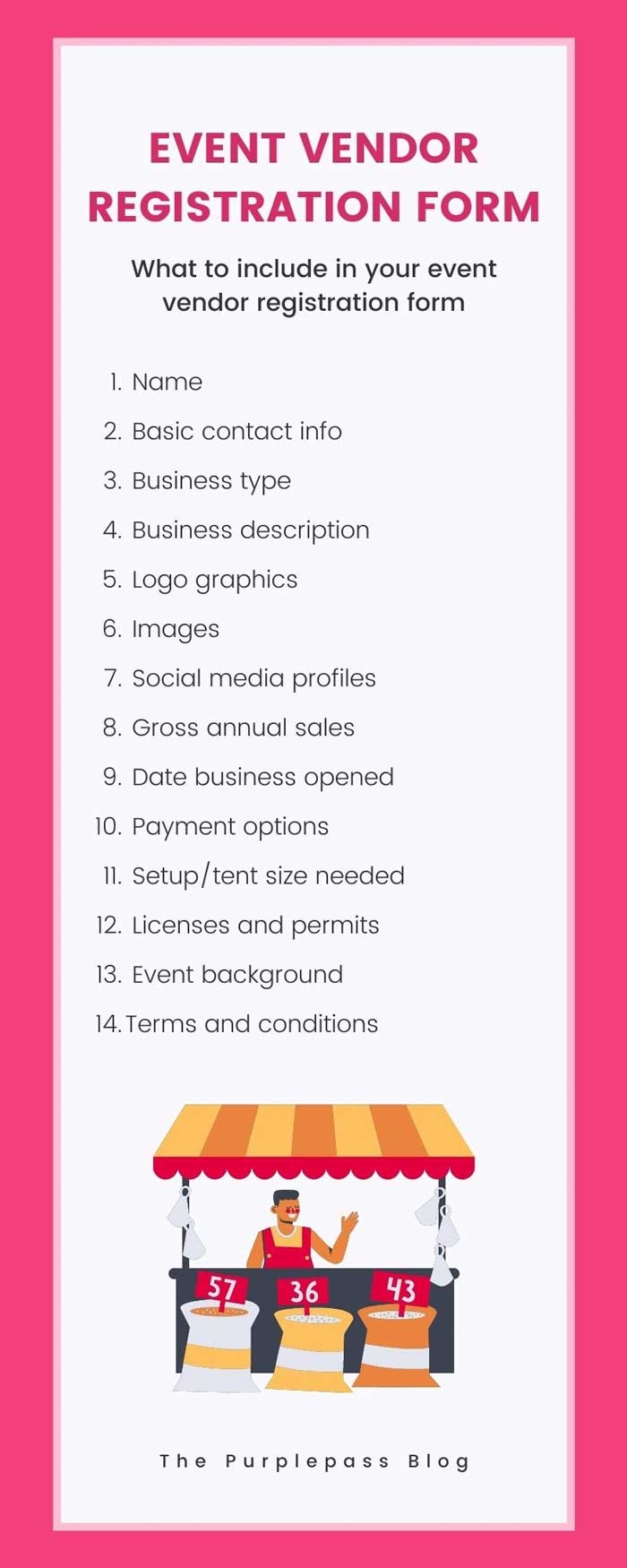 What To Include In Your Event Vendor Registration Form Purplepass