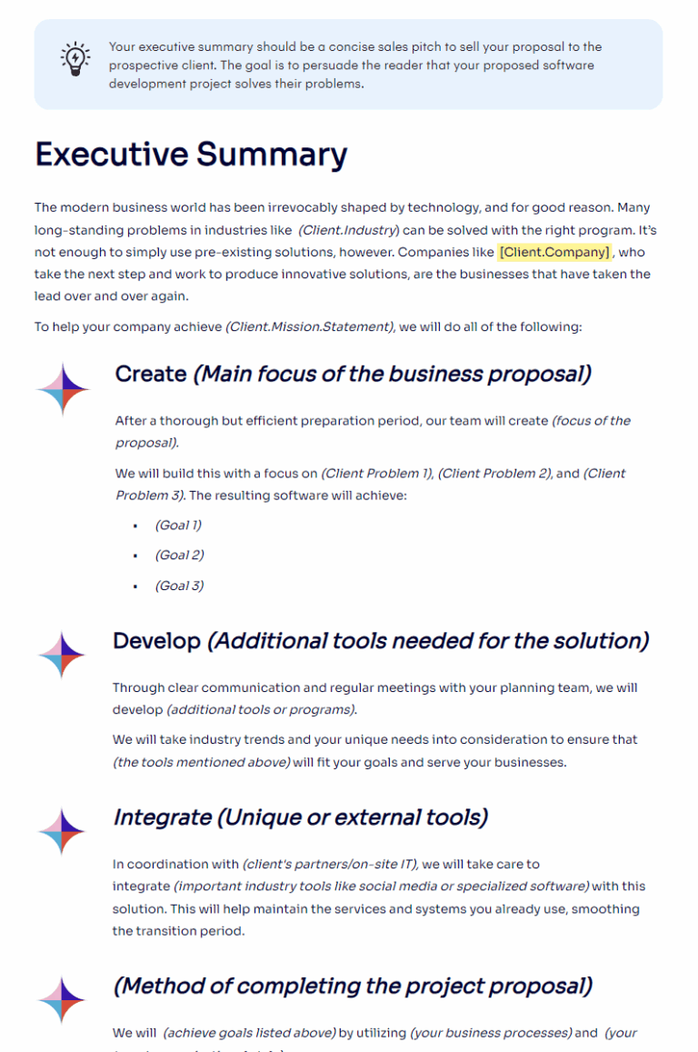 Writing A Product Proposal Comprehensive Guide Examples Proposally ai